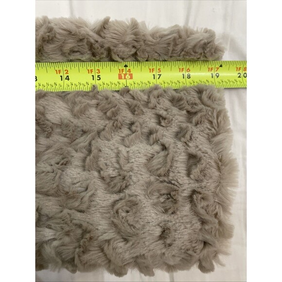 Taupe Faux Fur Swing Coat Jacket Womens Size M/L New - Picture 7 of 11